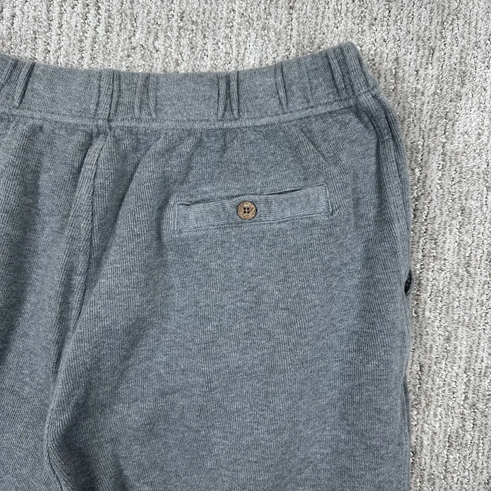 Tommy Bahama Pants Mens L Gray Cotton Sweatpants Baggy Wide Leg Elastic‎ Waist